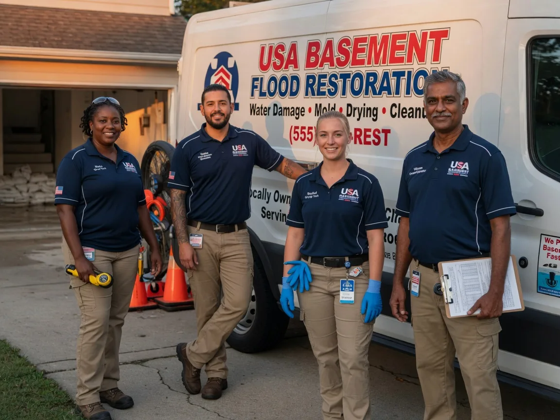 Basement Flood Cleanup company in Palestine, OH
